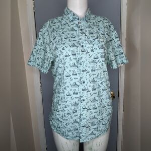 Set of Blue Button Up Shirts